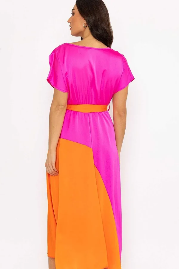 Gigi Midi Dress In Pink