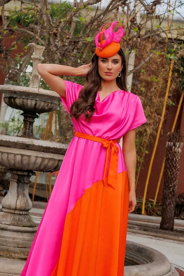 Gigi Midi Dress In Pink