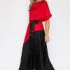 Gigi Midi Dress In Red