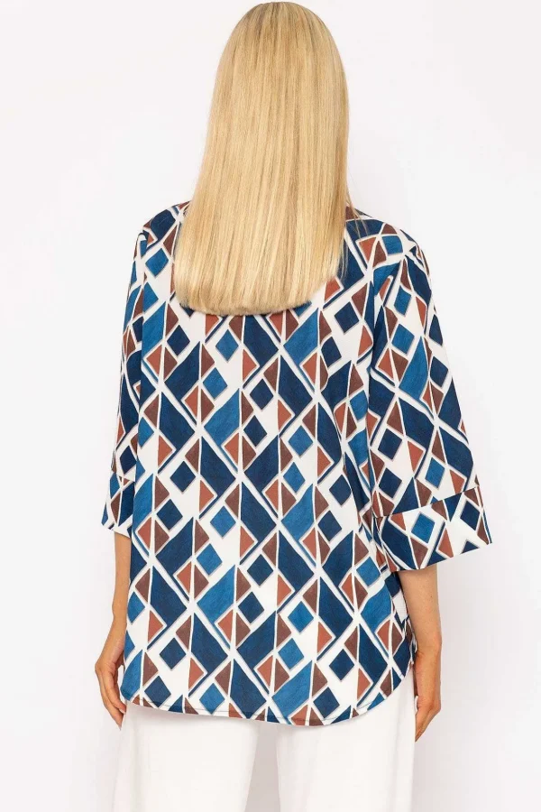 Gina Blouse In Navy