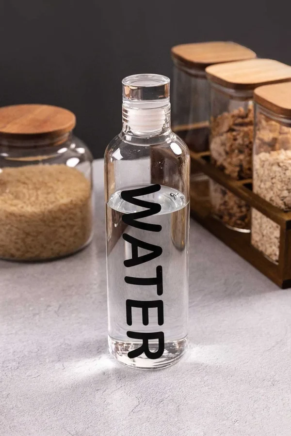 Glass Water Bottle