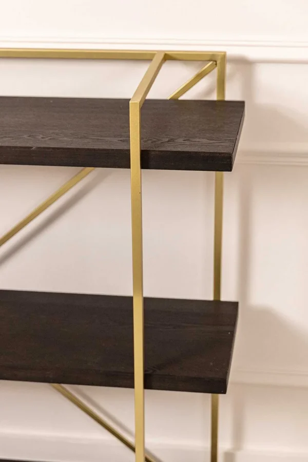 Gold And Black Console Table