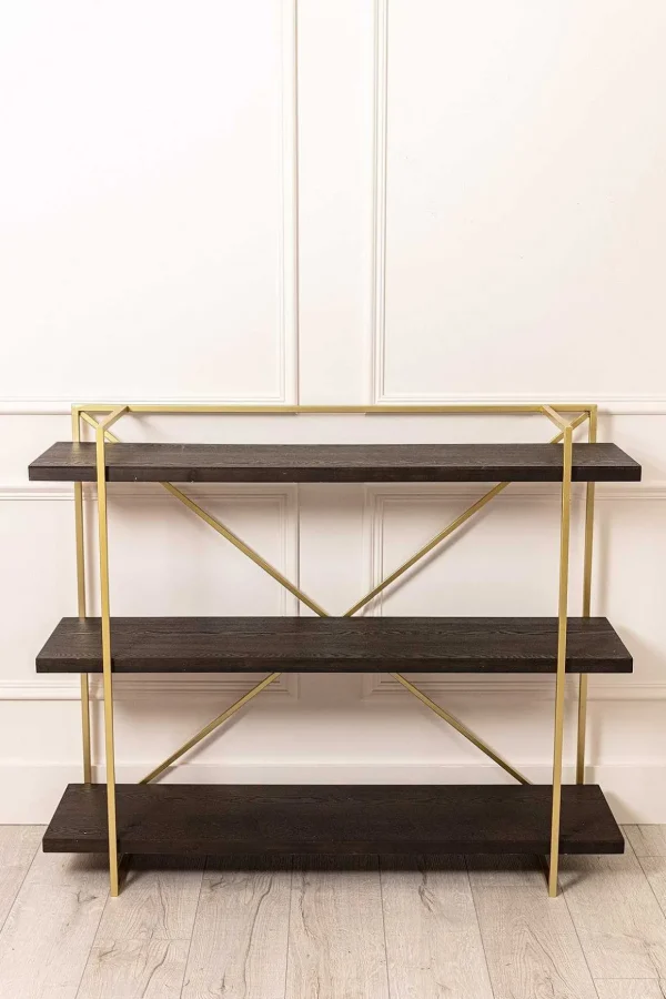 Gold And Black Console Table
