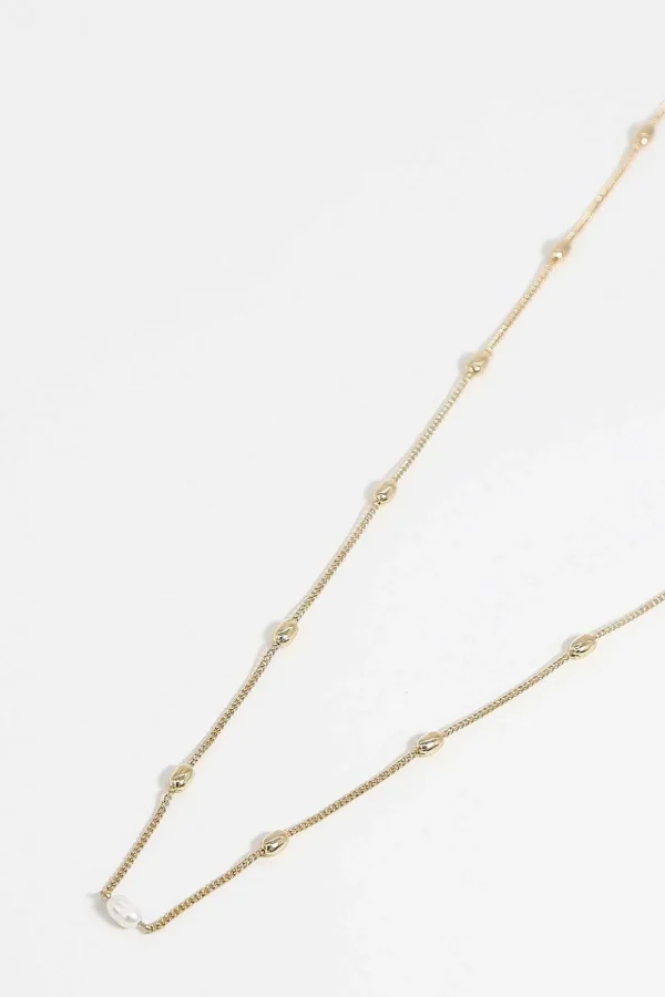 Gold Beaded Necklace
