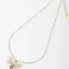 Gold Bee Diamante Necklace