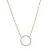 Gold Circle Necklace