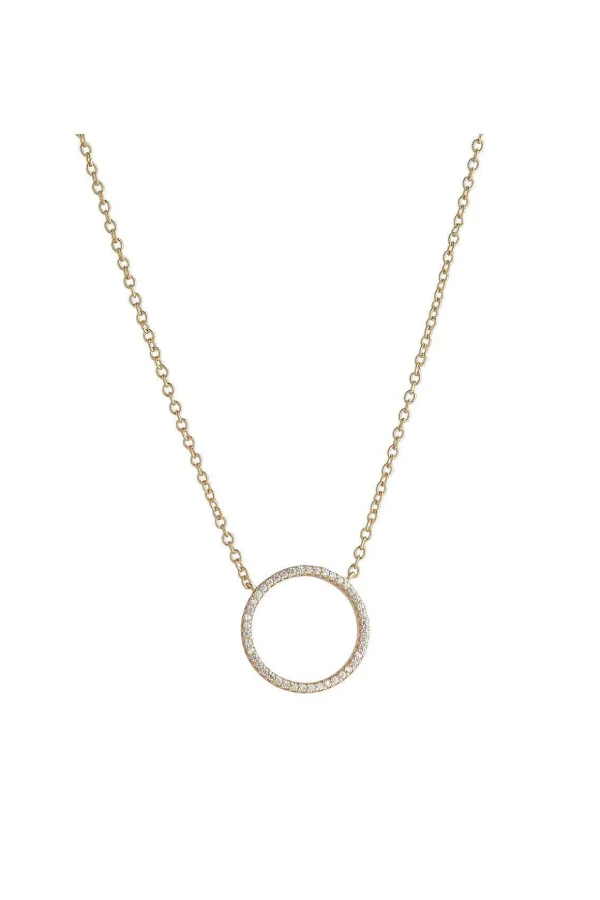 Gold Circle Necklace