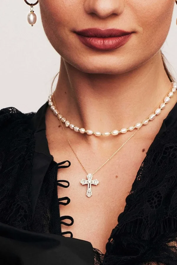 Gold Cross Necklace