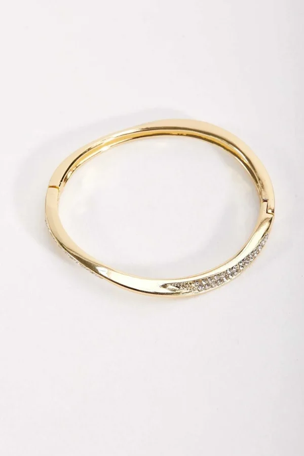 Gold Diamante Bangle
