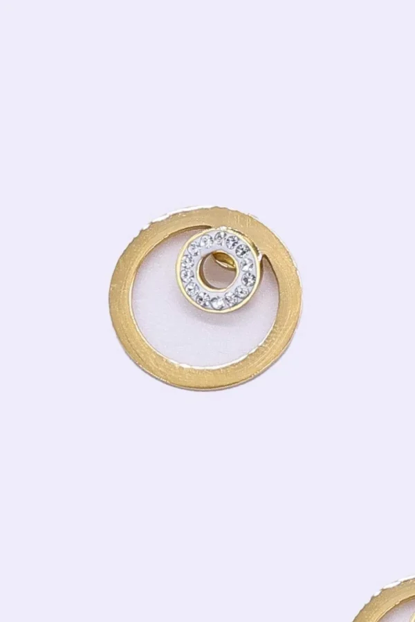 Gold Double Circle Earrings - Soul Special