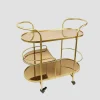 Gold Drinks Trolley