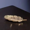 Gold Feather Platter