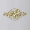 Gold Floral 3D Wall Decor