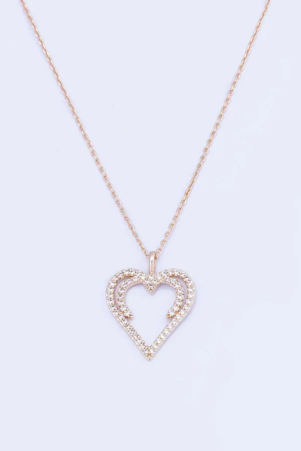 Gold Hidden Heart Necklace