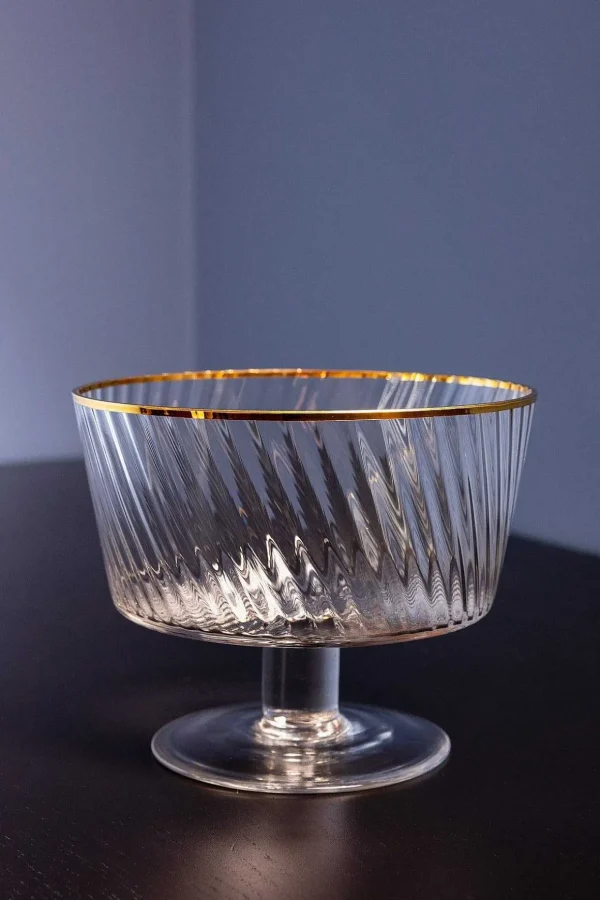 Gold Large Serving Bowl