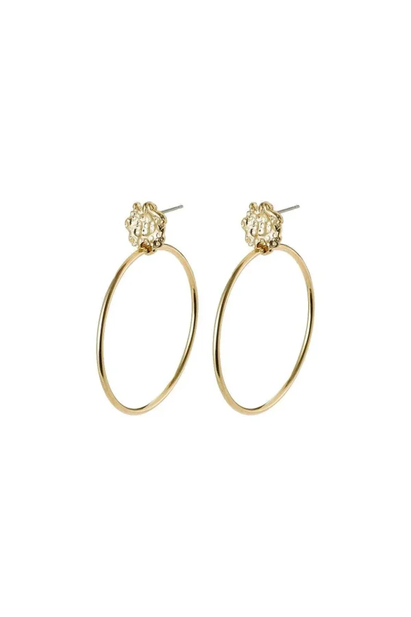Gold Plated Hoop Earrings