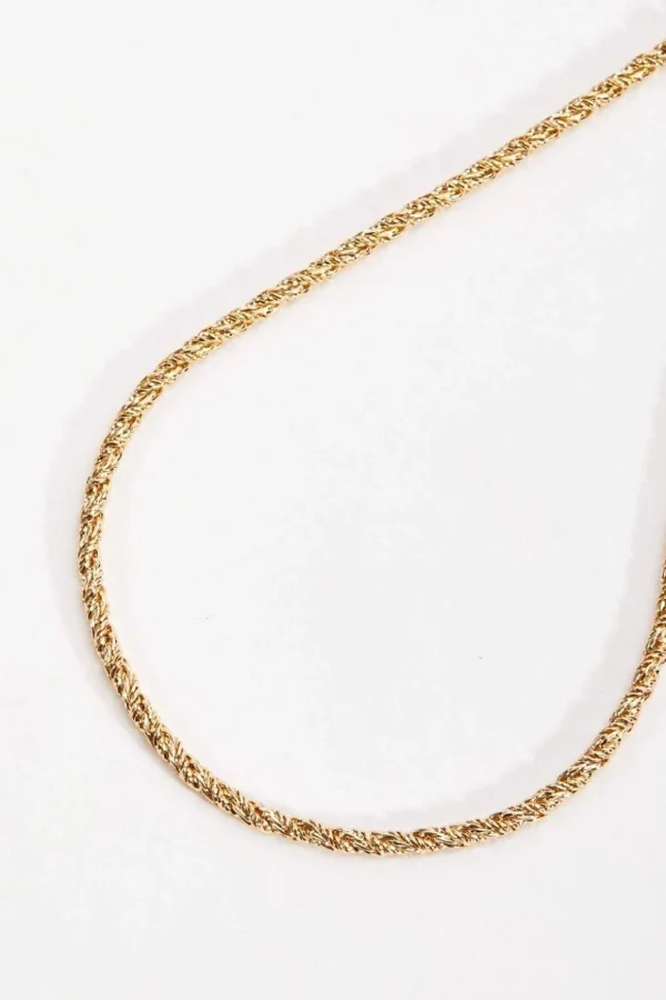 Gold Rope Chain Necklace