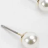 Gold Tone Stud Earring