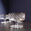 Gold Trimmed Dessert Bowl Set Of 4