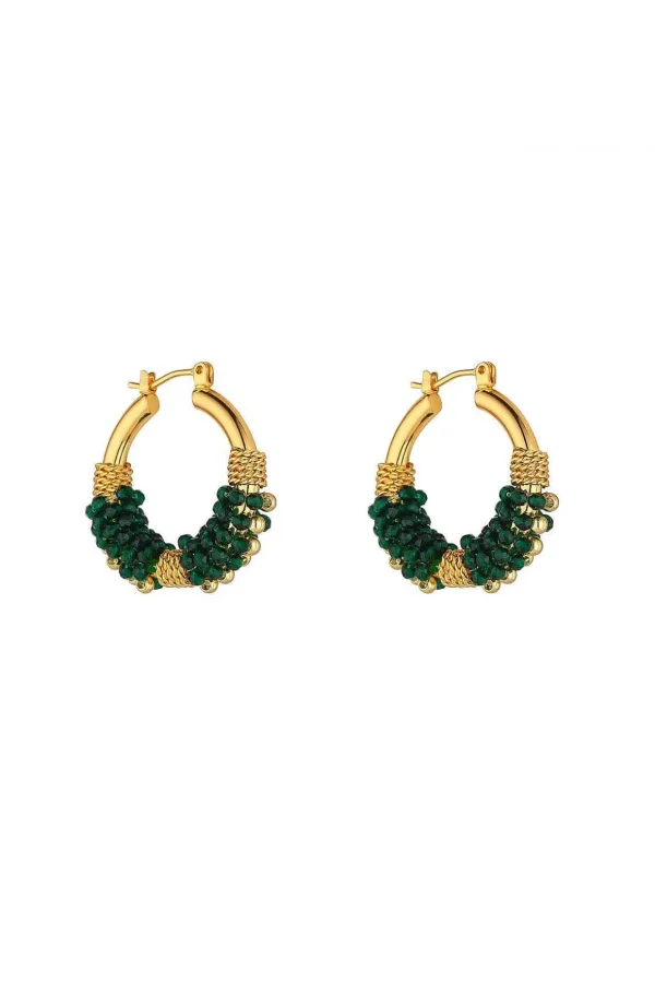 Green Cluster Hoops