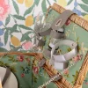 Green Floral 2 Person Picnic Basket