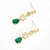 Green Jewel Earrings