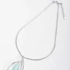 Green Marble Pendant Necklace