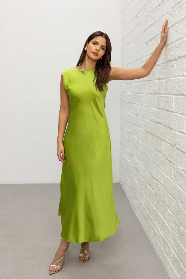 Green Vanessa Midi Dress