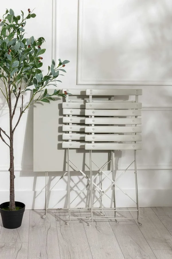 Grey 2 Person Bistro Set