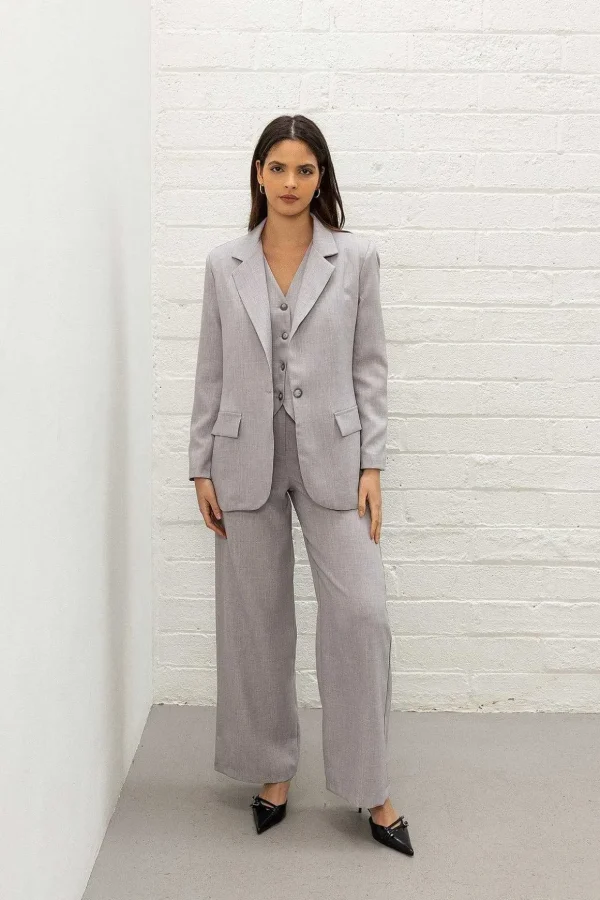 Grey Boyfriend Blazer