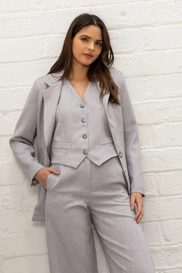 Grey Boyfriend Blazer