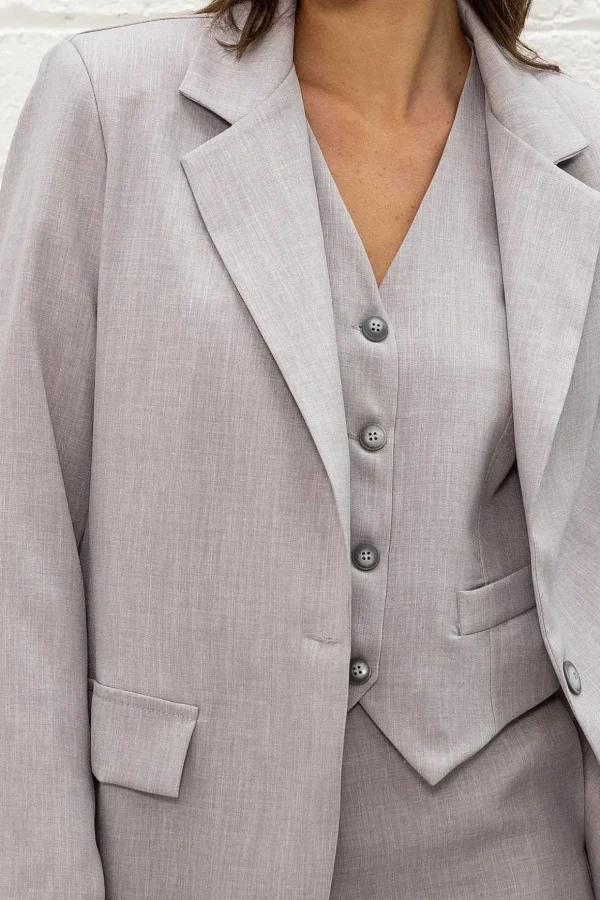 Grey Boyfriend Blazer