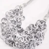Grey Loop Chain Necklace
