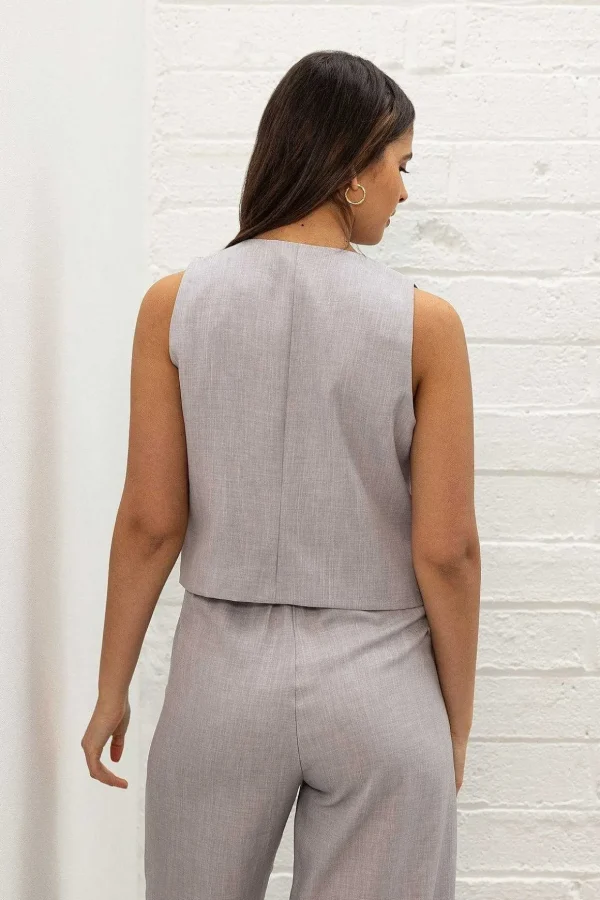 Grey Tailored Waistcoat