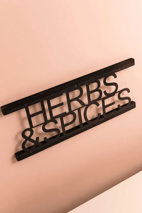 Herbs And Spices Wall Plaque