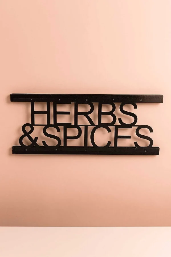 Herbs And Spices Wall Plaque