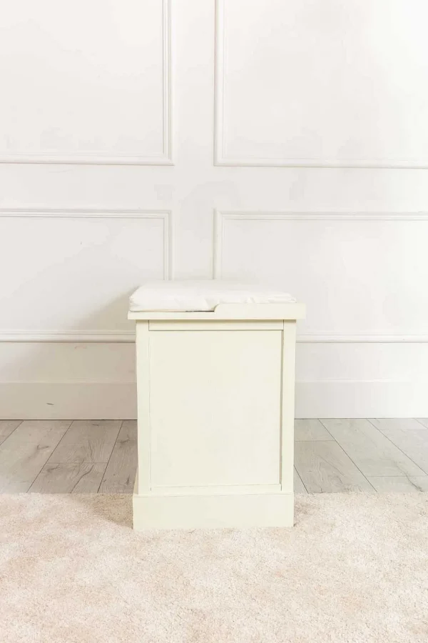 Hetty Cream Bench With Drawers