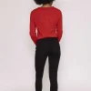 High Waist Denim Jeans In Black
