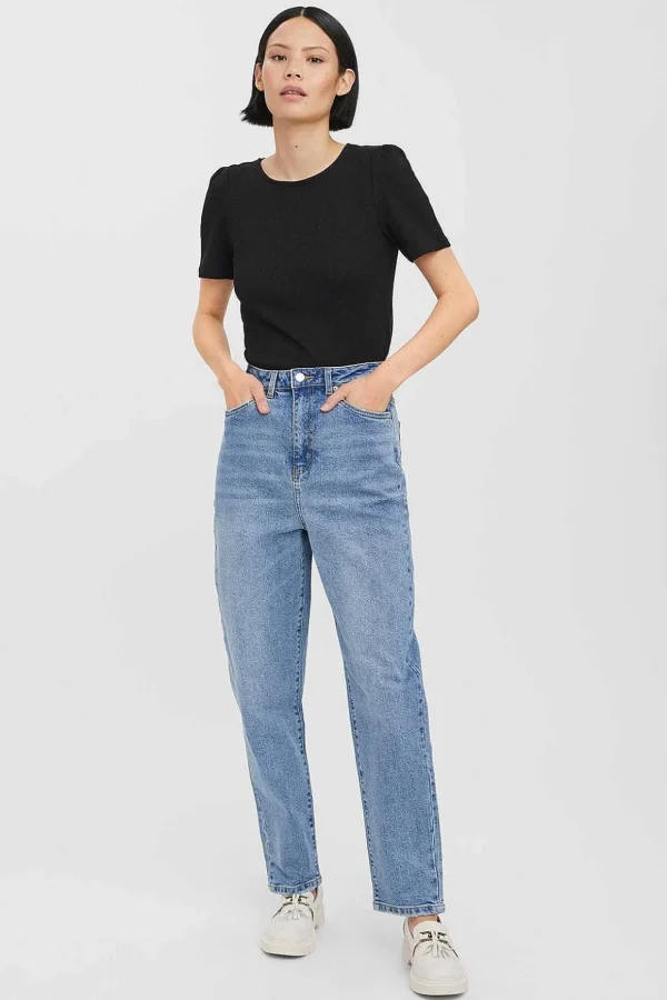 High Waist Mom Jeans In Denim 32\\