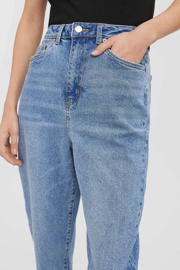 High Waist Mom Jeans In Denim 32\\