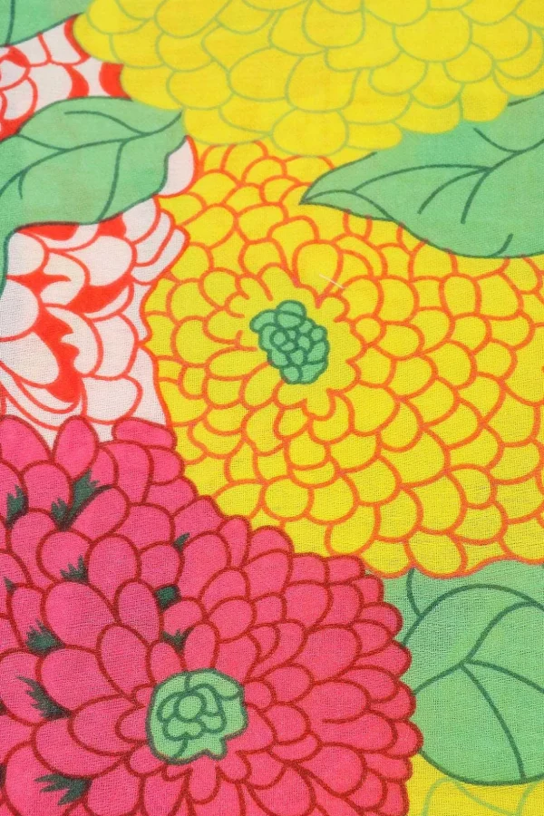 Hydrangea Print Scarf In Pink