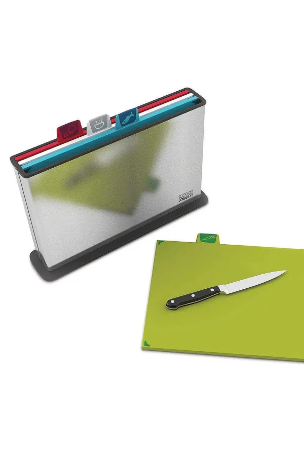 Index Steel Chopping Board Set