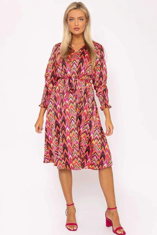 Indie Printed Midi Dress