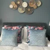 Indie 58X58Cm Cushion In Blush And Sage