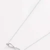 Infinity Necklace In Silver