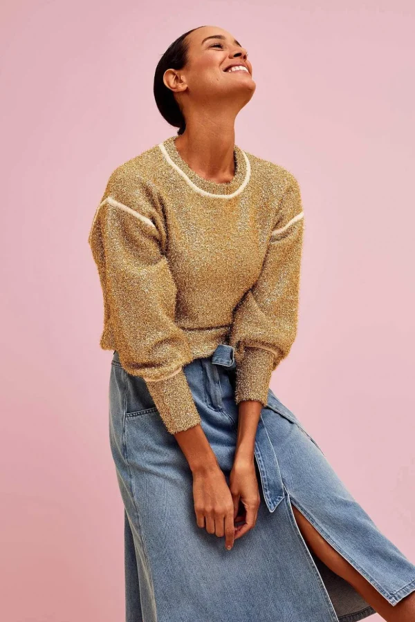 Inoa Midi Denim Skirt