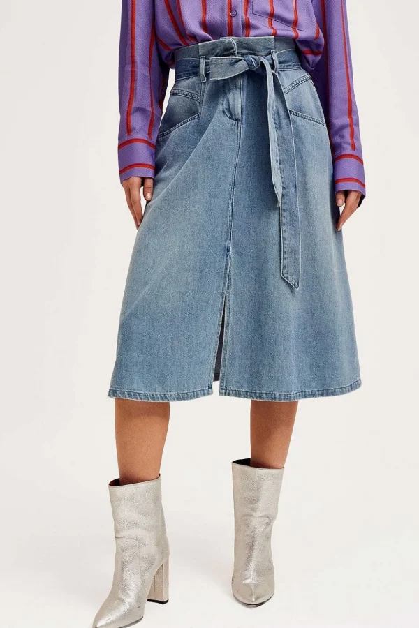 Inoa Midi Denim Skirt