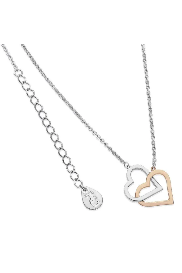 Interlinked Two Tone Heart