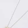 Interlocking Circle Necklace In Gold