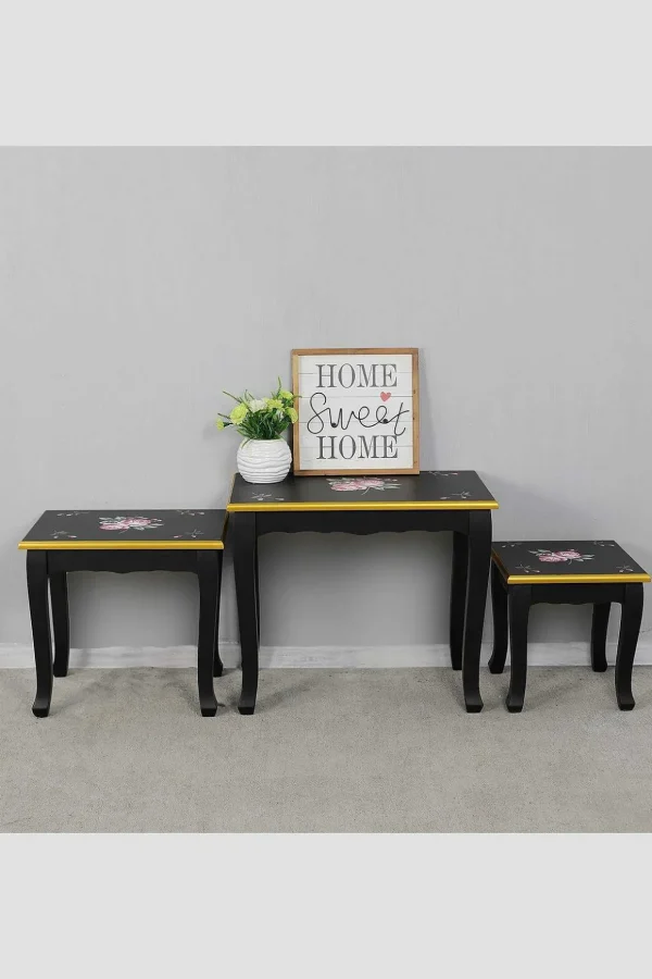 Isabel Black Nest Of Tables